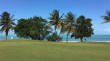18th green at Bahia Beach golf course in Puerto Rico