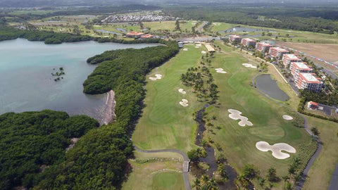 Aerial View of Coco Beach Golf Course Puerto Rico