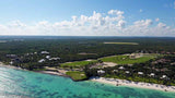Beautiful aerial shot of La Cana Golf Course in Dominican Republic