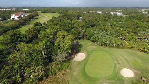 Punta Blanca aerial shot of golf course