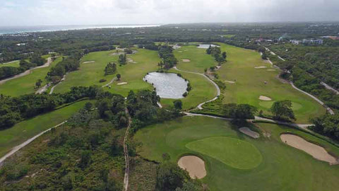 Aerial drone photo of Punta Blanca Golf Course